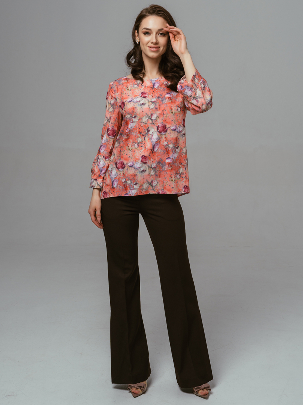 Блуза женская | Бл-349/3 3/4 шелк искусственный