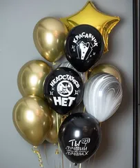 Фонтан из шаров "Для мужчин 5"