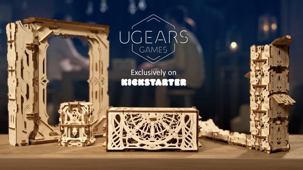 Ugears Games: коллекция уникальных механических устройств для настольных игр