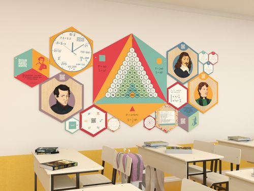 «Стендум - Математика» - набор информационно-методических панелей (16 шт.)