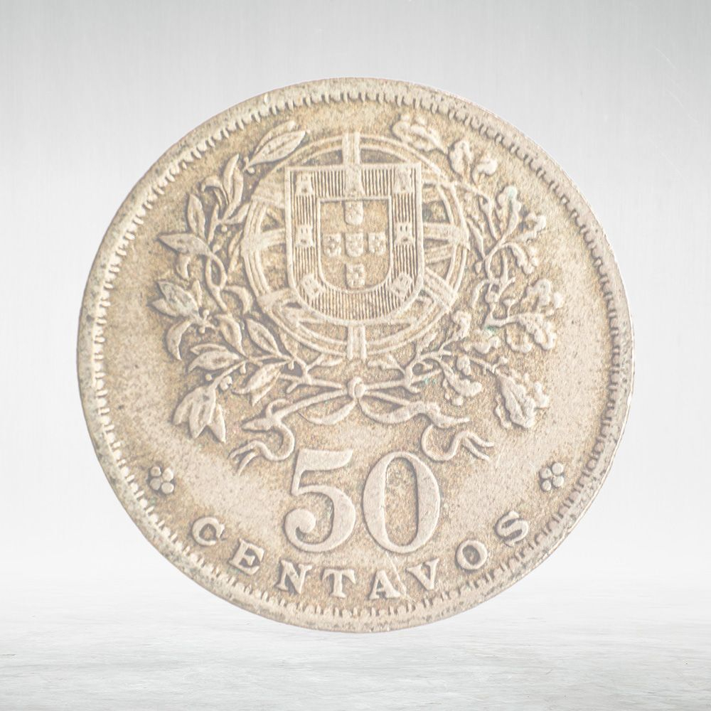 Portugal, 50 Centavos, 1957, VF