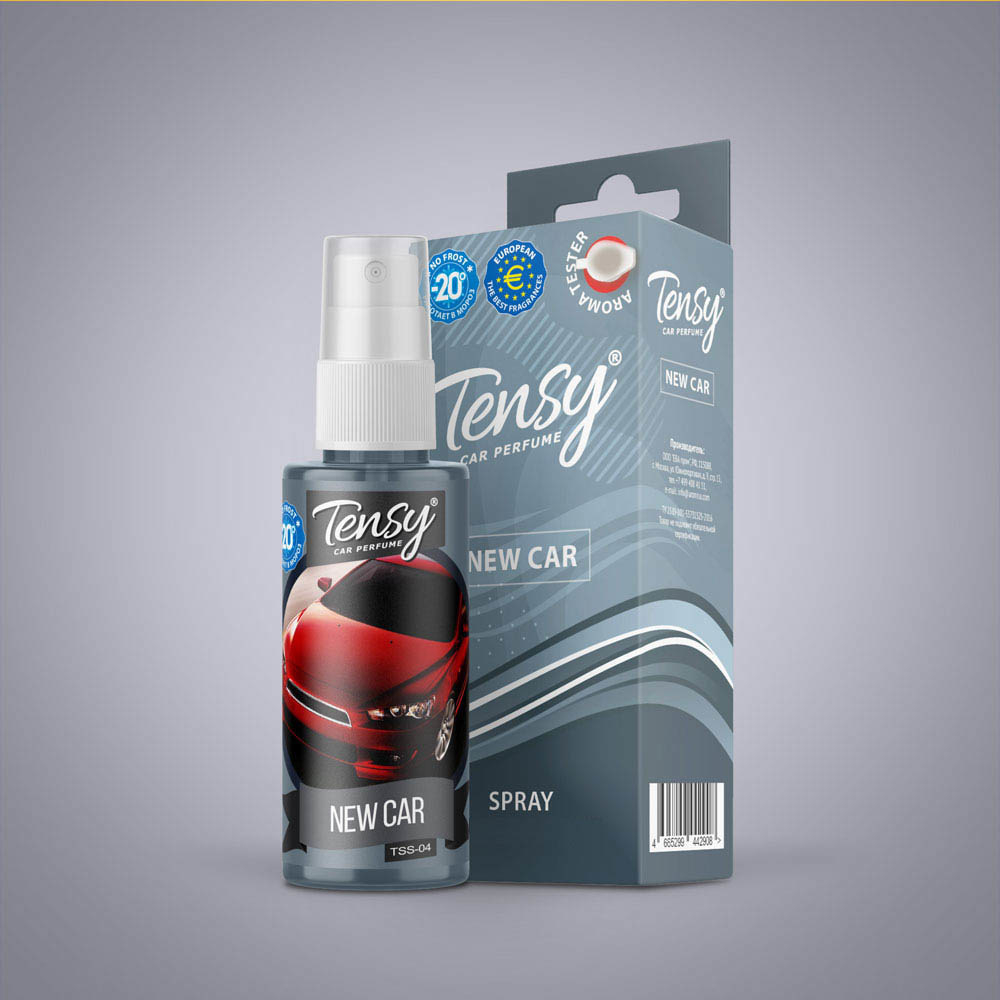 Ароматизатор "Tensy" спрей Новая машина (20шт/бл)