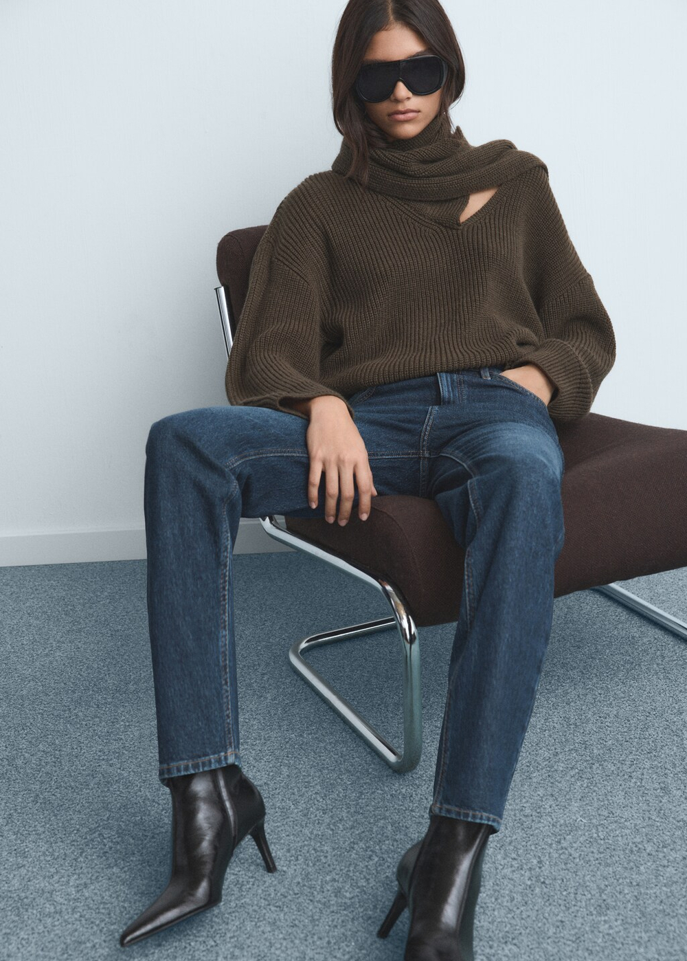 Комфортные джинсы Newmom с высокой талией