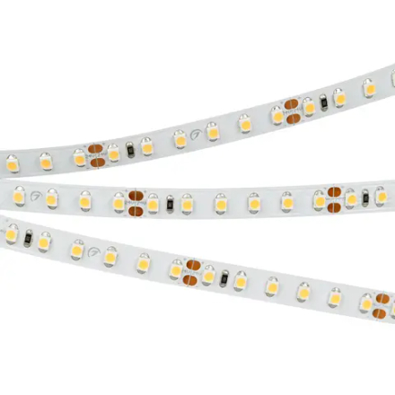 Светодиодная лента RT 2-5000 24V Warm2700 2x (3528, 600 LED, CRI98) (Arlight, 9.6 Вт/м, IP20) 021417(B)