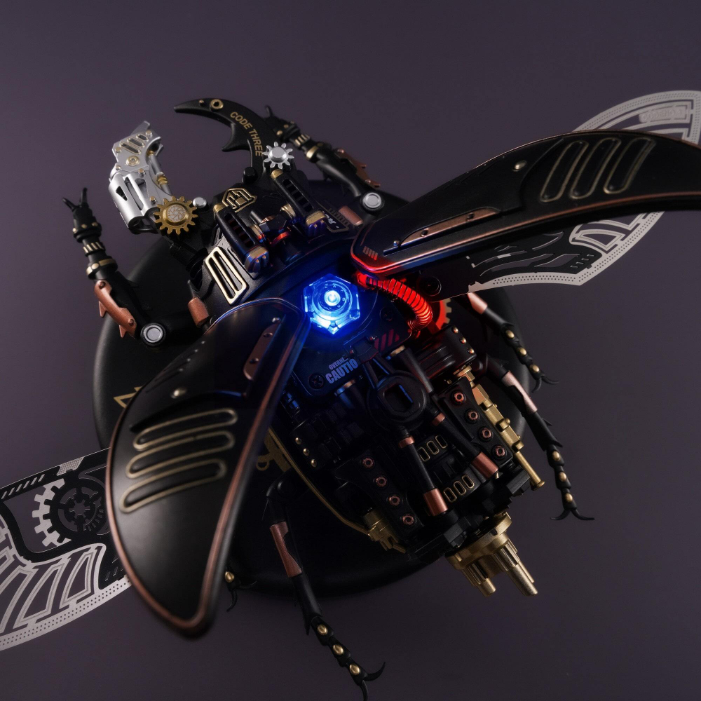 Настенные кварцевые часы с механический маятником "Романтическая нота" от ROKR - Деревянный конструктор, сборная механическая модель, 3D пазл