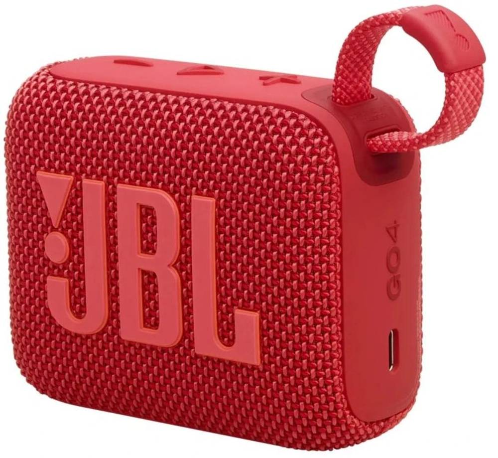 Колонка портативная JBL GO 4, 4.2Вт, красный [jblgo4red]