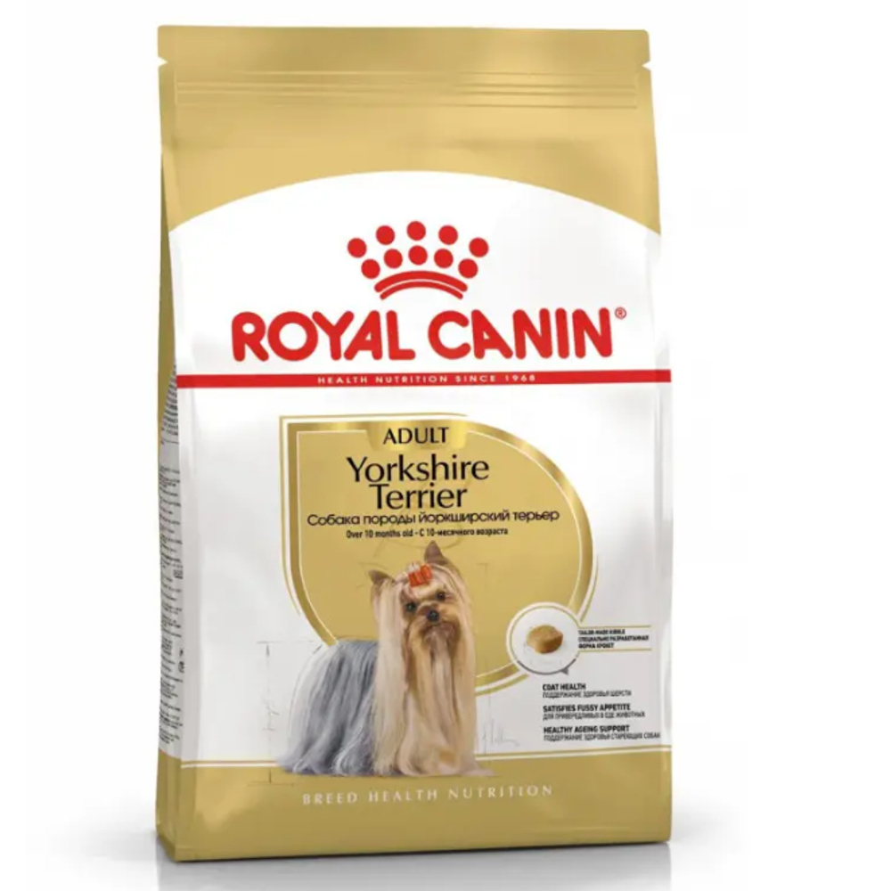 Royal canin сухой корм yorkshire terrier adult для взрослых собак йоркширский терьер 1,5кг