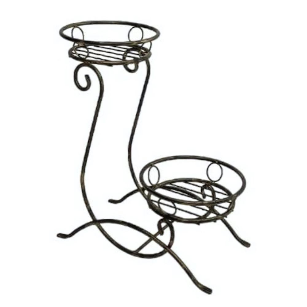 Подставка для цветов напольная "Лиана" на 2 горшка, металл М0000252