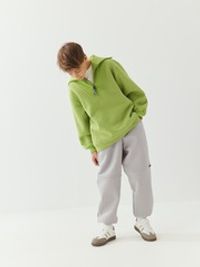 Джоггеры оверсайз "Пепел" с карманами утепленные 7+