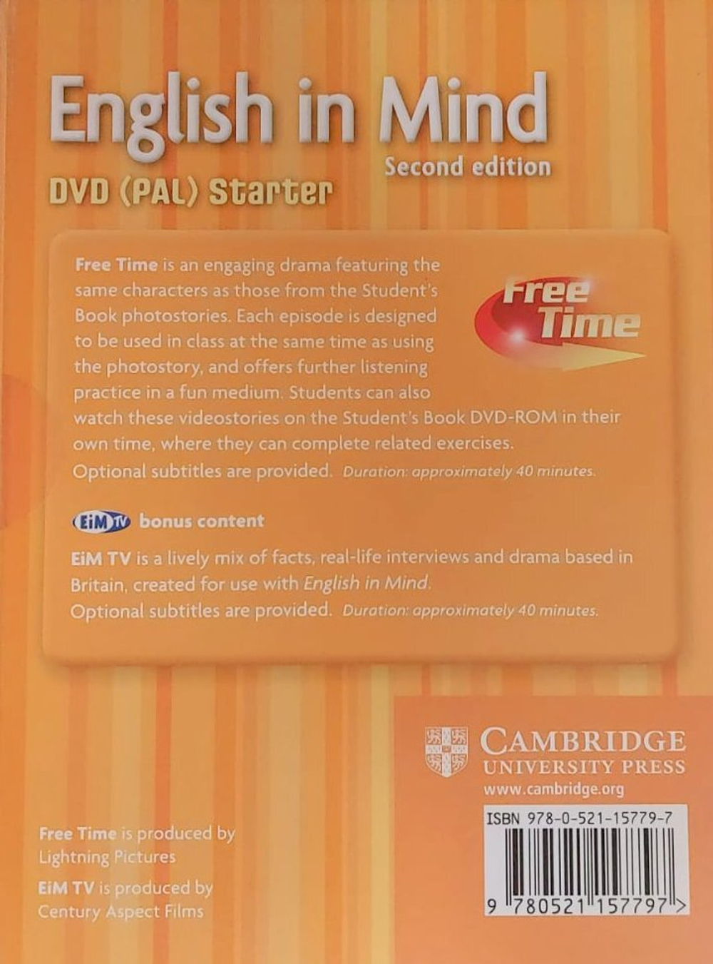 English in Mind Second edition Starter Level DVD (PAL) (Диск)