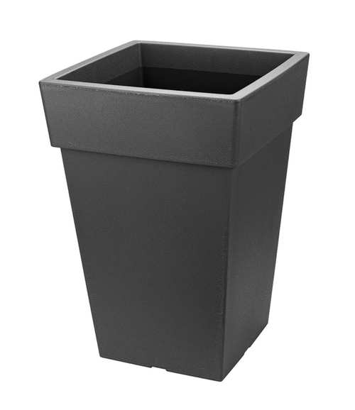 Кашпо для дополнительного растения Idea Тубус 20.5х44х30 см v14 л пластик графитовый