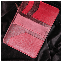 Чехол на паспорт «Городские мотивы» красный