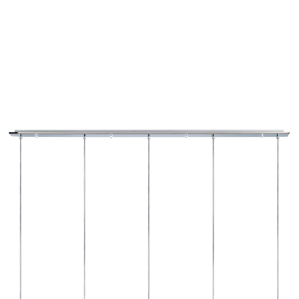 L5PL721134 Подвес пятерной линейный EXTRA 5x3x5W(led) G9  (721134 - 5 + 572164 -1) ХРОМ