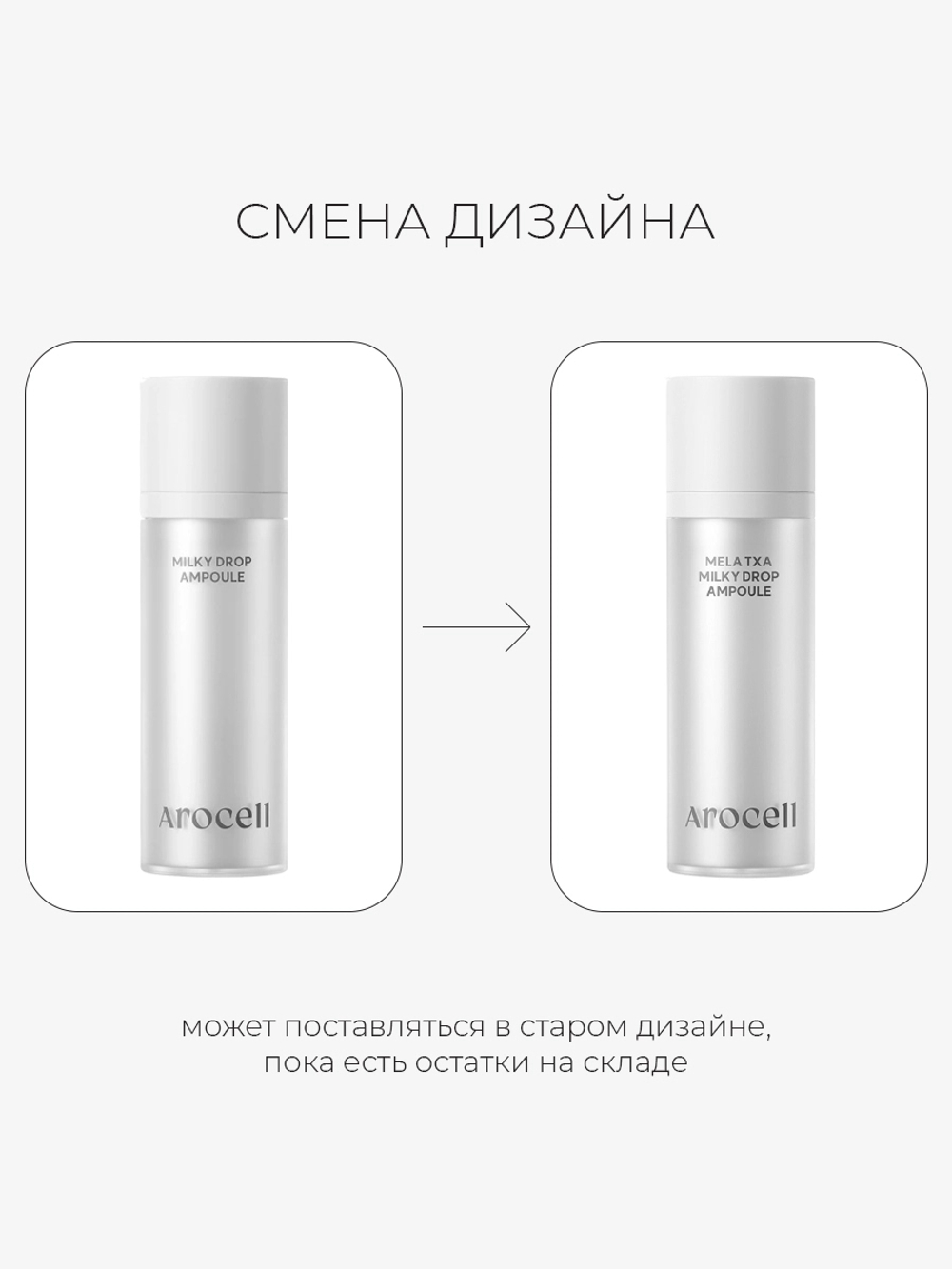 Arocell Сыворотка «Сияние и Ровный тон» с мелатонином, транексамовой кислотой и экзосомами молока Mela TXA Milky Drop Ampoule 30 мл