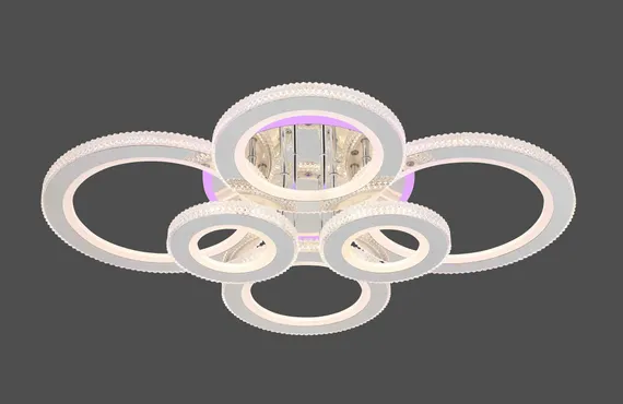 1981/6 CR+RGB (1) Люстра (RL)