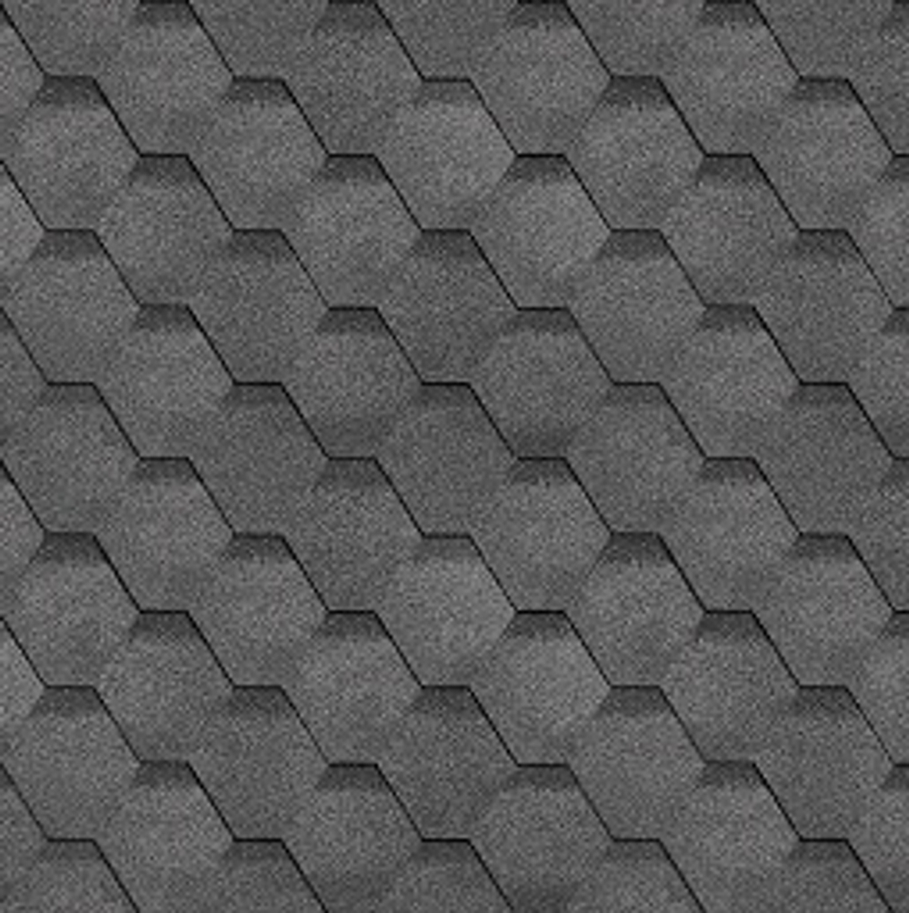 Черепица гибкая Технониколь Финская Соната серый - 3м2