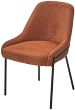 Стул М-City DISAUR Гави (Gavi) Garna-001 Коричневый, ткань, Черный каркас