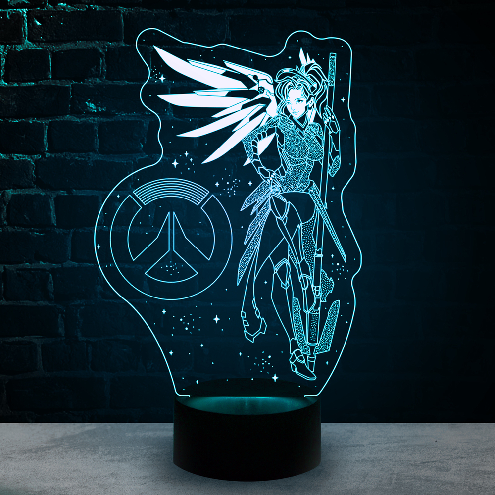 Ночник "Ангел Овервотч" (Mercy Overwatch)
