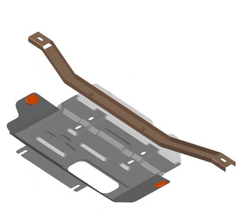 Защита ALFeco раздаточной коробки для Toyota FJ Cruiser 2006-2014, V-4,0 (сталь 2 мм) арт.ALF2443st