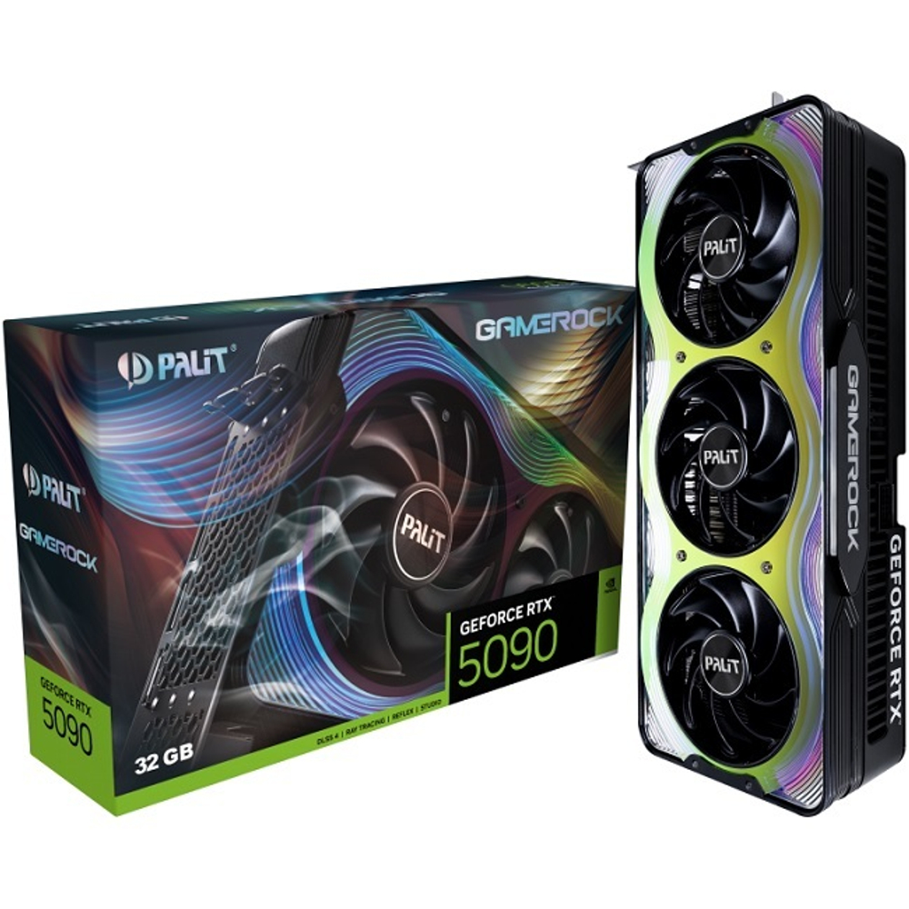 Видеокарта Palit GeForce RTX 5090 GameRock 32GB (NE75090019R5-GB2020G)