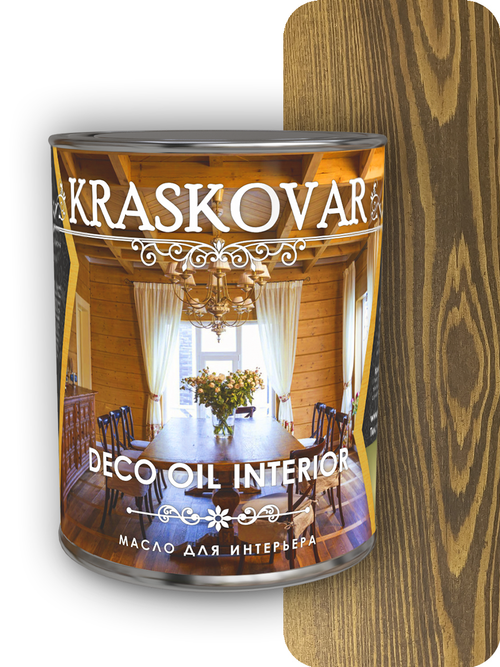 Масло для интерьера Kraskovar Deco Oil Interior орех