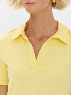 Футболка из хлопка с воротником поло