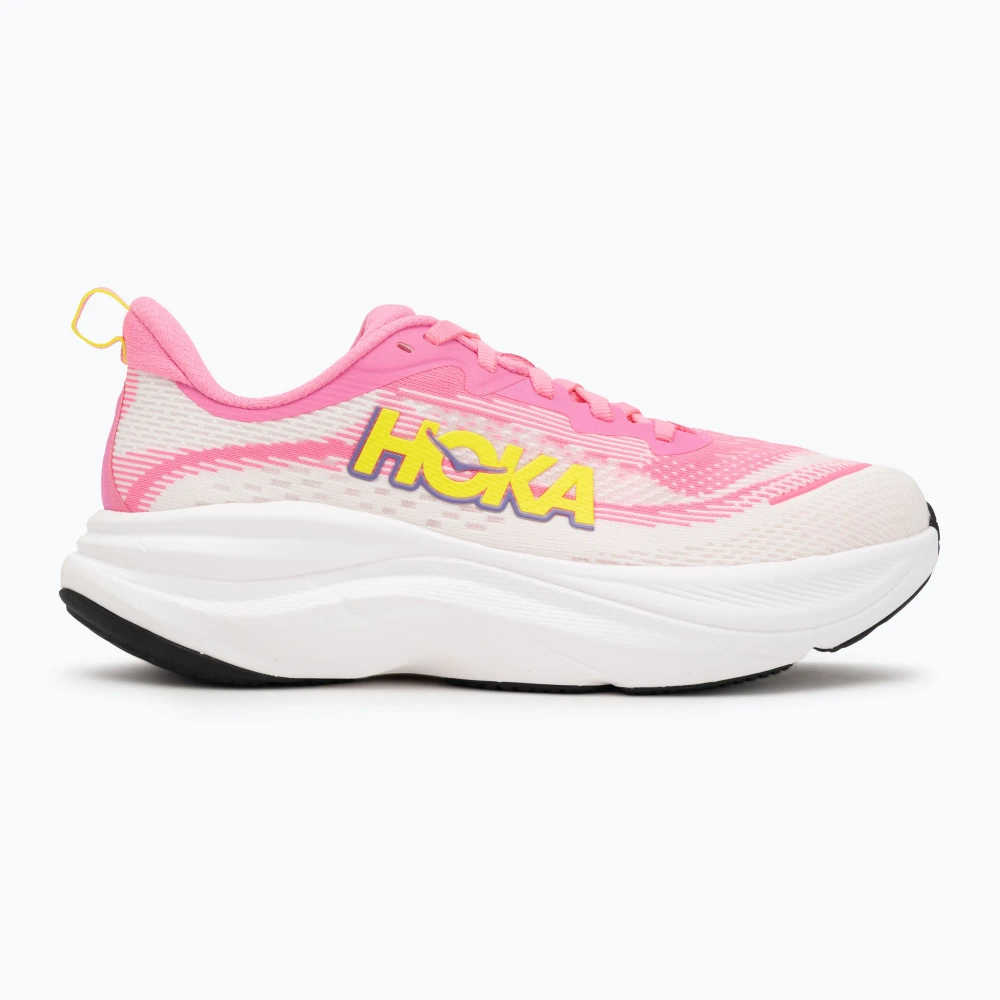 Женские кроссовки для бега HOKA Skyflow neon rose/neon hoka citrus
