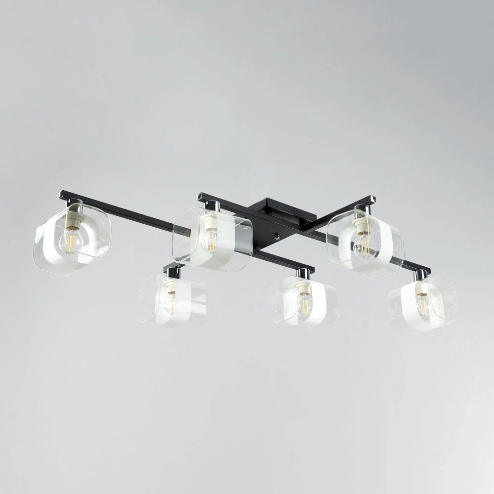 Citilux Вирта CL139165 Люстра потолочная Чёрная Матовая