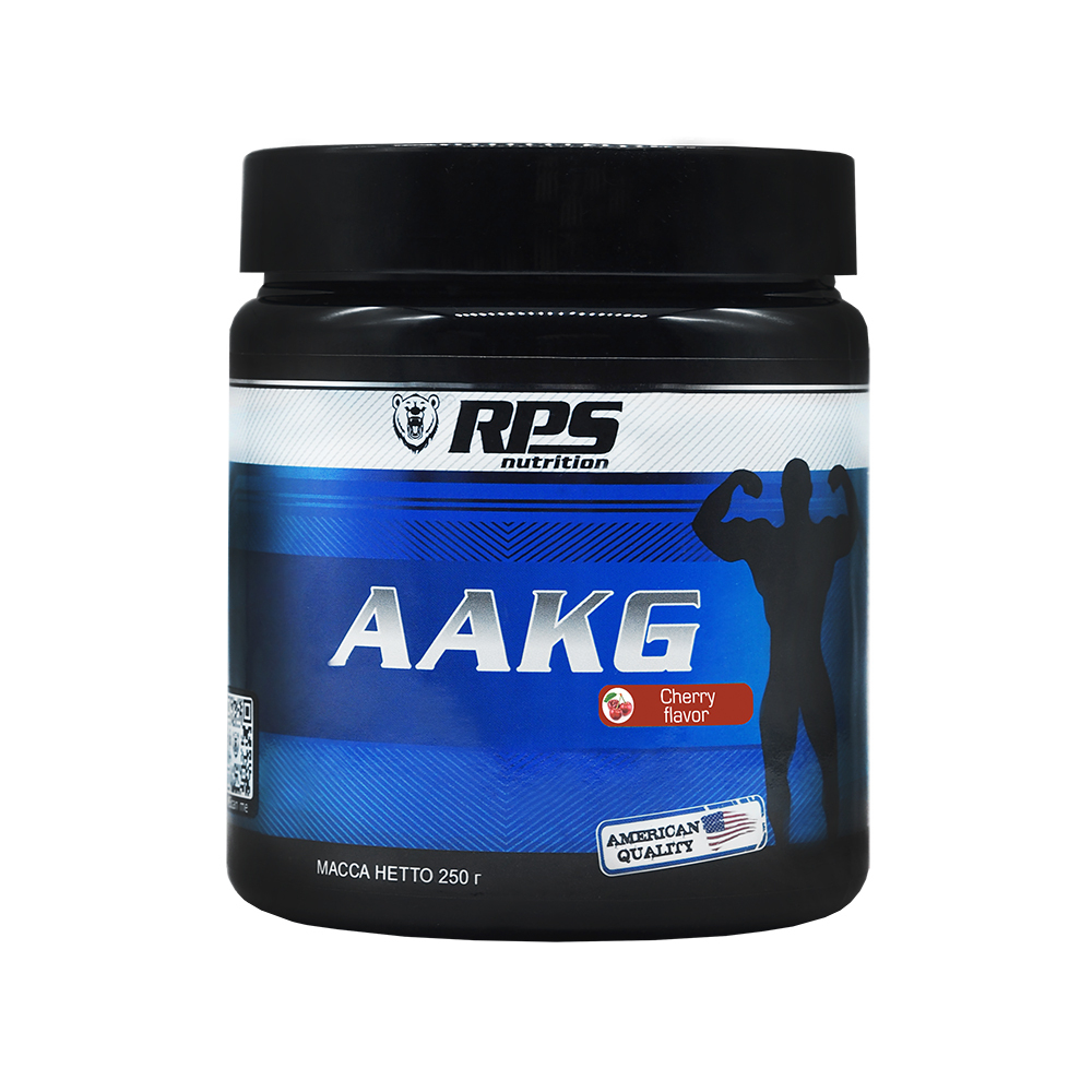 ААКГ 250г БАНКА, AAKG RPS NUTRITION, вкус Вишня