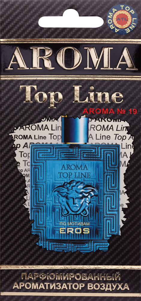 Ароматизатор для автомобиля AROMA TOP LINE №19 Eros картон