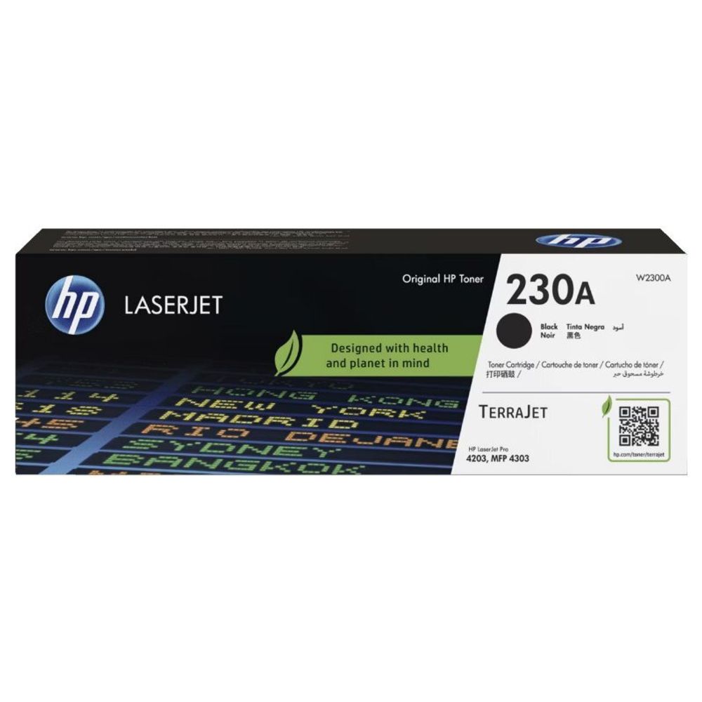 Картридж HP W2300A (230A) для Color LaserJet 4202/4302 черный (2.2K)
