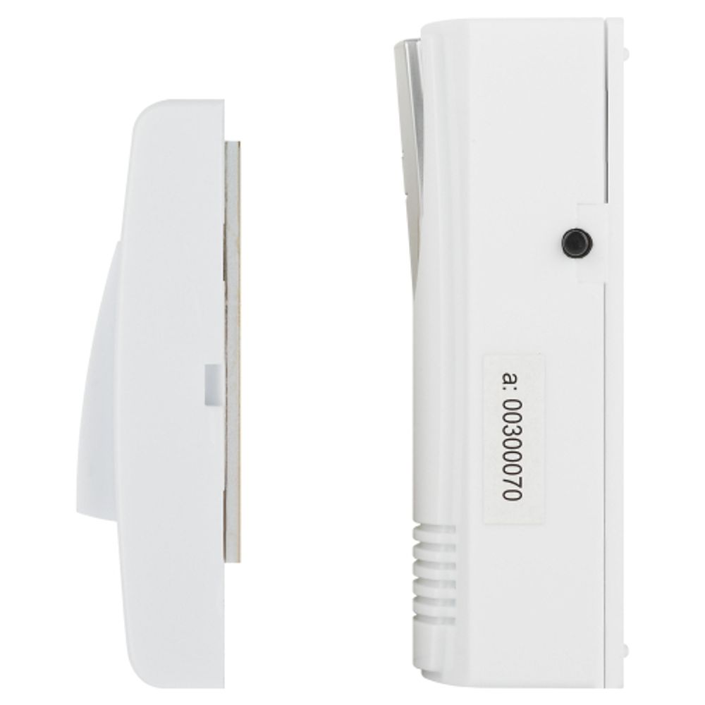 Звонок дверной ЭРА C61 беспроводной белый 32 мелодии | Электрозвонки беспроводные