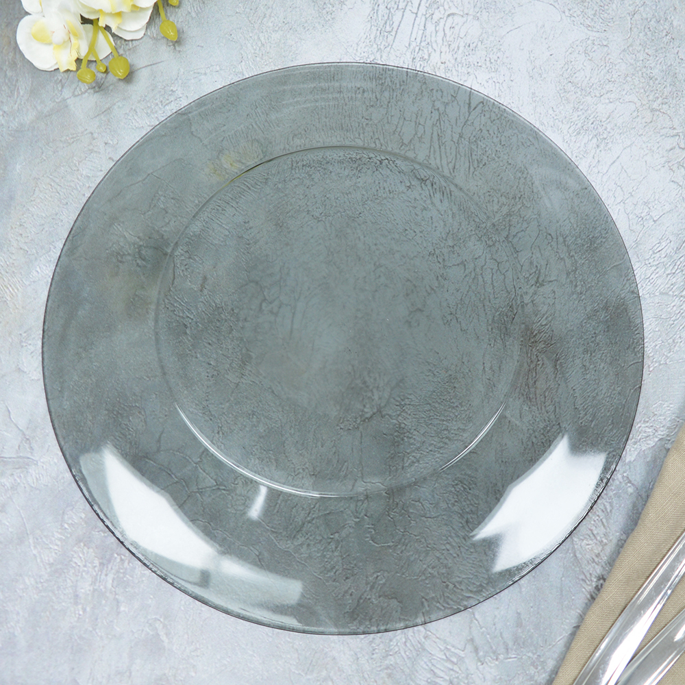 Тарелка обеденная 25см "Симпатия" графит