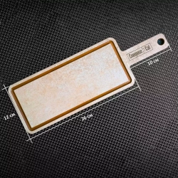 Доска для сервировки 12х36см ComposeEat ProFashion порфир кремовый