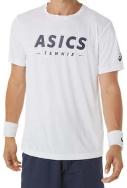 Теннисная футболка Asics Court Tennis Graphic tee - brilliant white