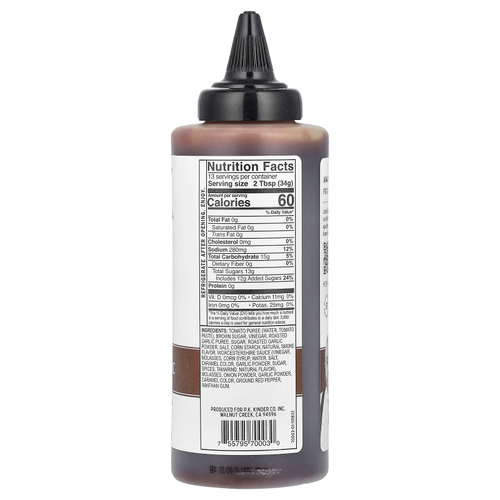 KINDER'S, Соус для барбекю, обжаренный чеснок, 439 г (15,5 унции)