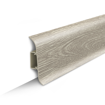 Плинтус напольный Идеал Классик 55 мм, 229 Дуб латте (IDEAL Classic 55мм, 2.2м,)