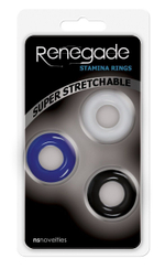 Набор разноцветных эрекционных колец Stamina Rings (Цвет: разноцветный)