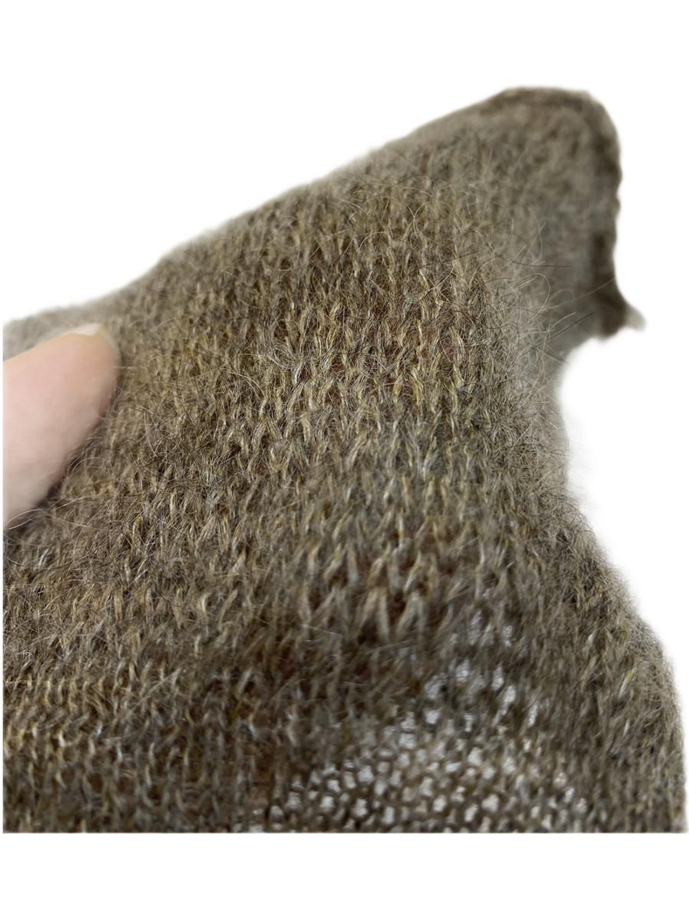 Пряжа на бобине (Италия) 70% мохер 5% шерсть 25% п/а 100 гр-1000 м 245г