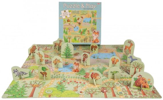 Моя первая головоломка и игра – Лиса в лесу