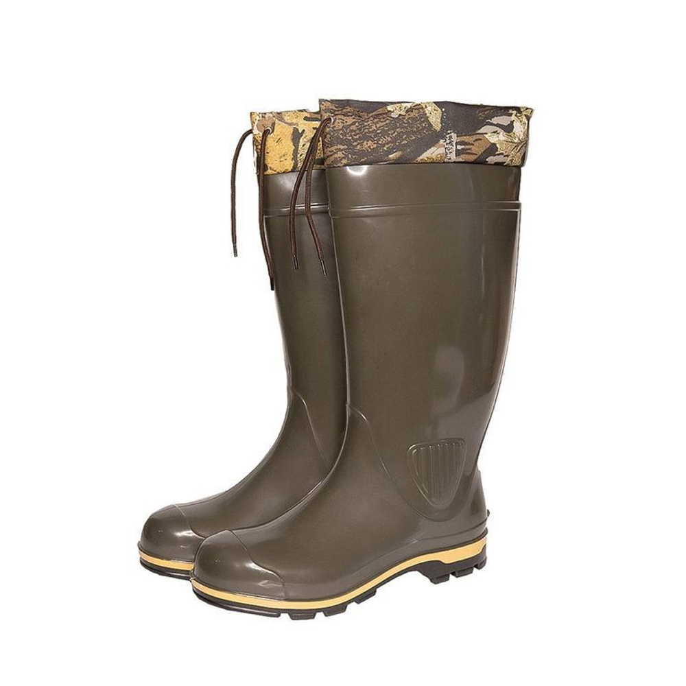 Сапоги мужские Nordman ПС-15-1М высокие с манжетами (Оливковый-песочный-черный)