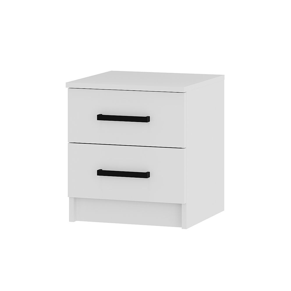 Фьюжн Тумба прикроватная  ТБ-12 402х450х414 белый БТС