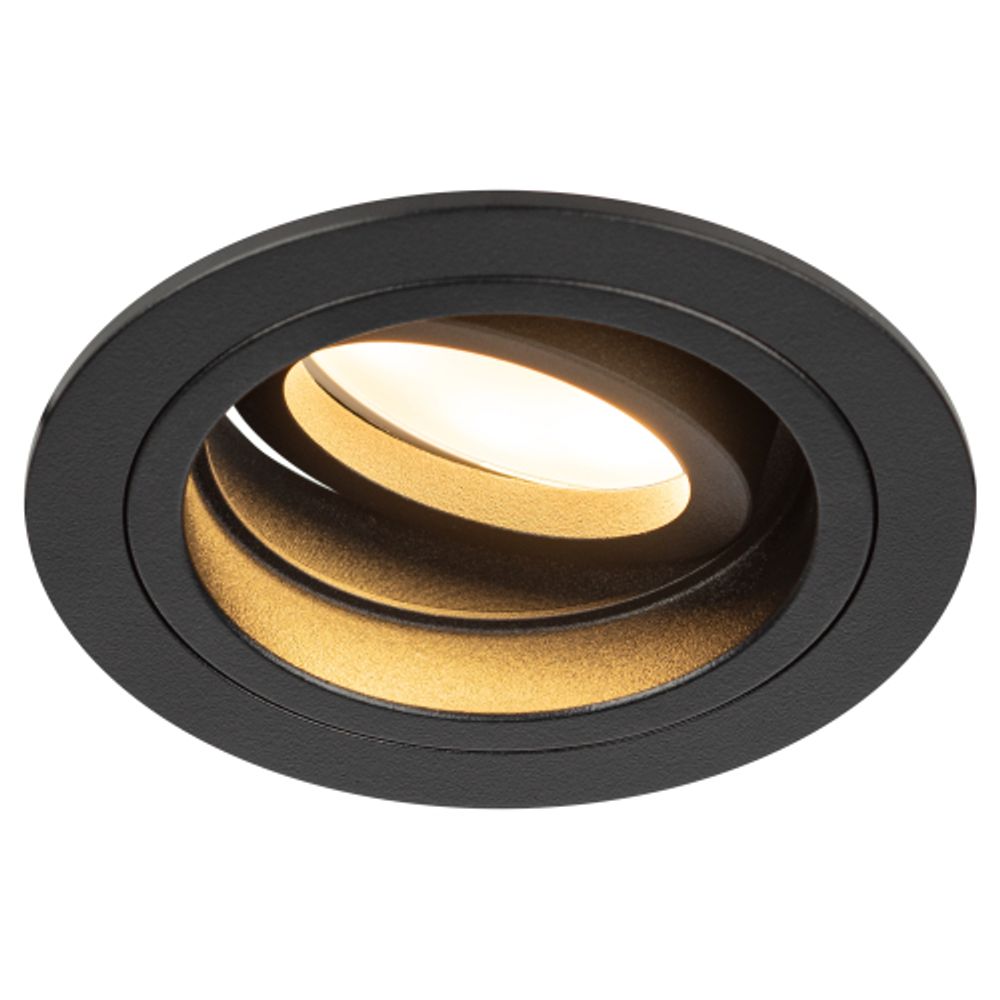 Светильник встраиваемый алюминиевый ЭРА KL84 BK под лампу MR16 GU5.3 черный