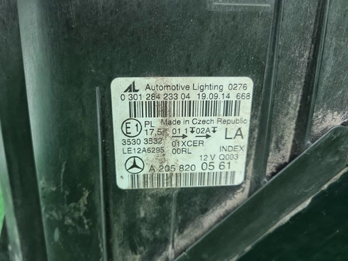 Фара левая Mercedes C W205 (2014-2018) LED