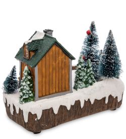 XM-703/1 Музыкальная новогодняя миниатюра с подсветкой