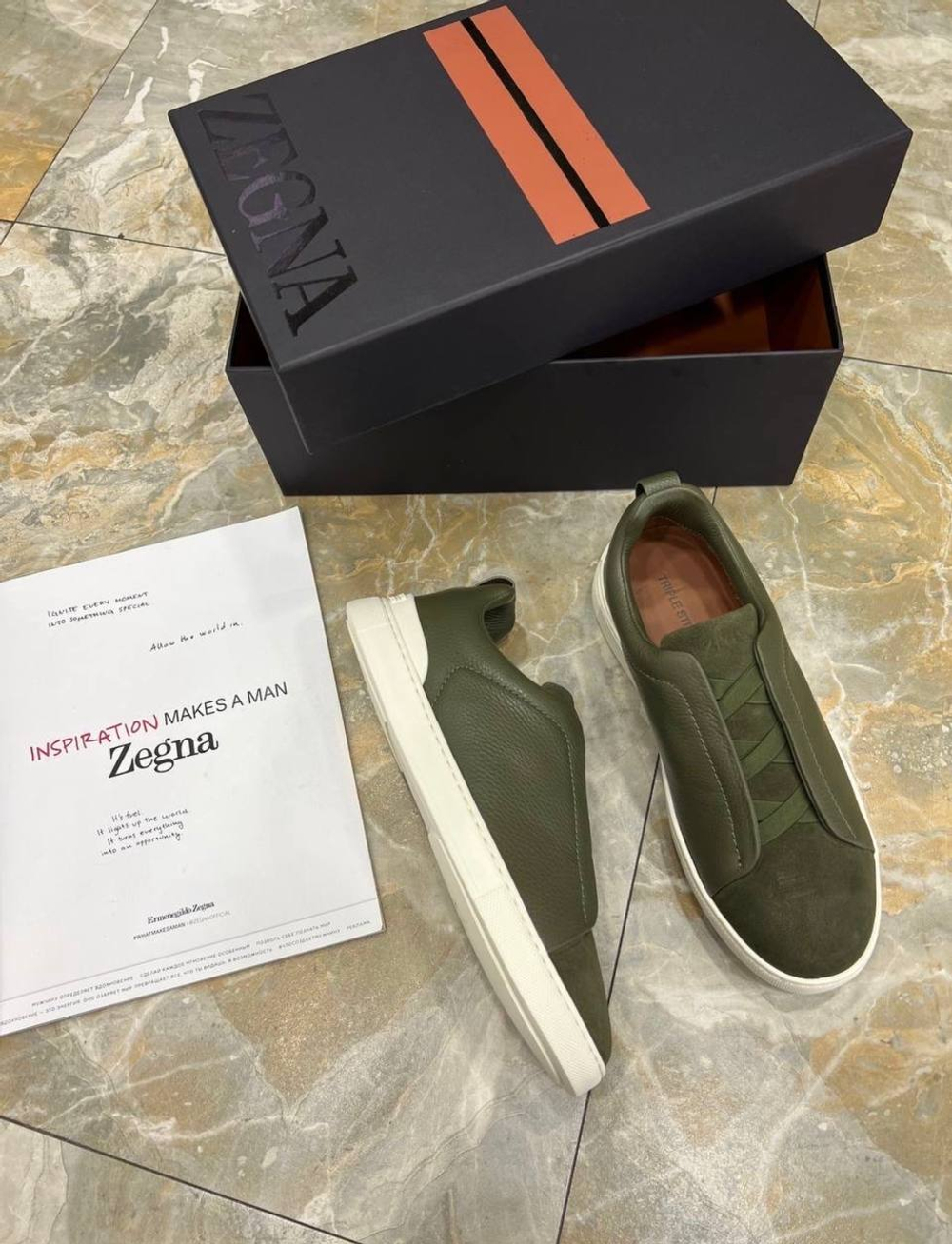 Кеды Zegna