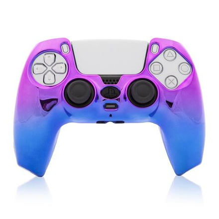 Чехол КАРТОФАН для Sony PlayStation 5 оптом (арт. KF-PS5-GALVANO-PURPLE)