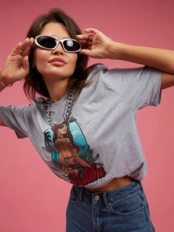 Футболка оверсайз женская мужская с принтом Малибу