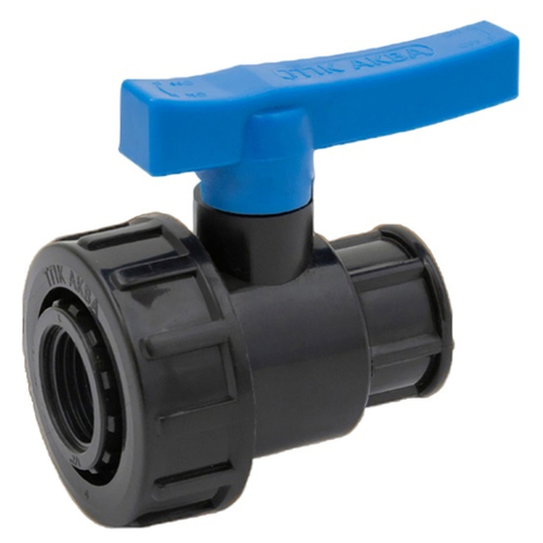 Кран шаровой ТПК-АКВА компрессионный ВР/ВР 1" х 3/4", 551220134