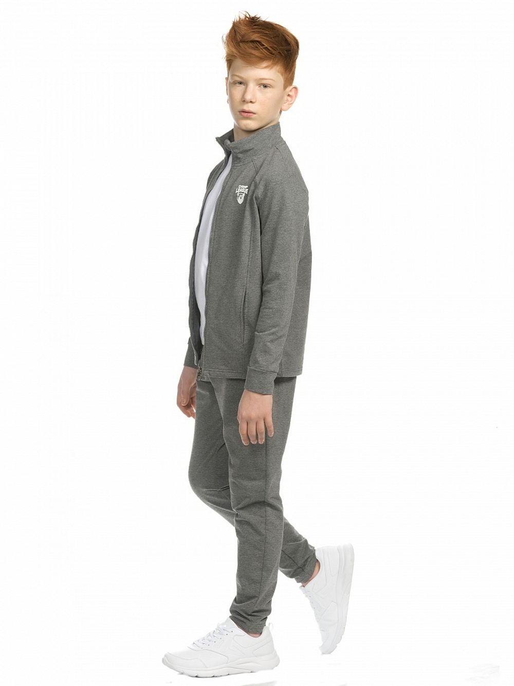 Комплект для мальчиков куртка и брюки серый